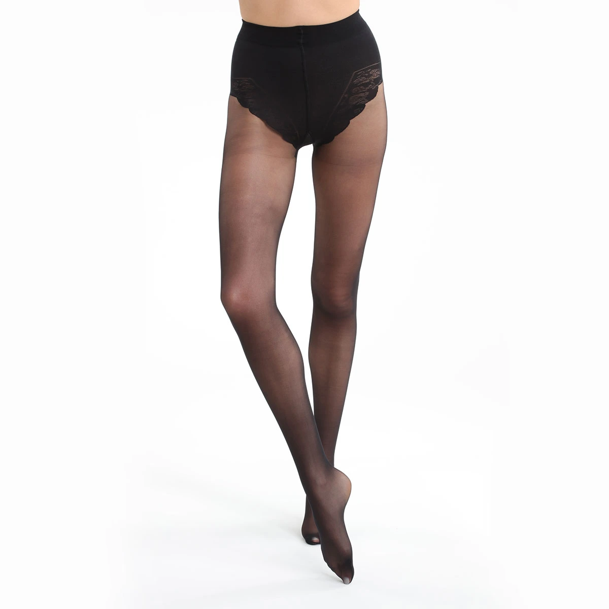 Collant DIM SIGNATURE Noir Ventre Plat 20D 1 Collant DIM SIGNATURE Noir Ventre Plat 20D