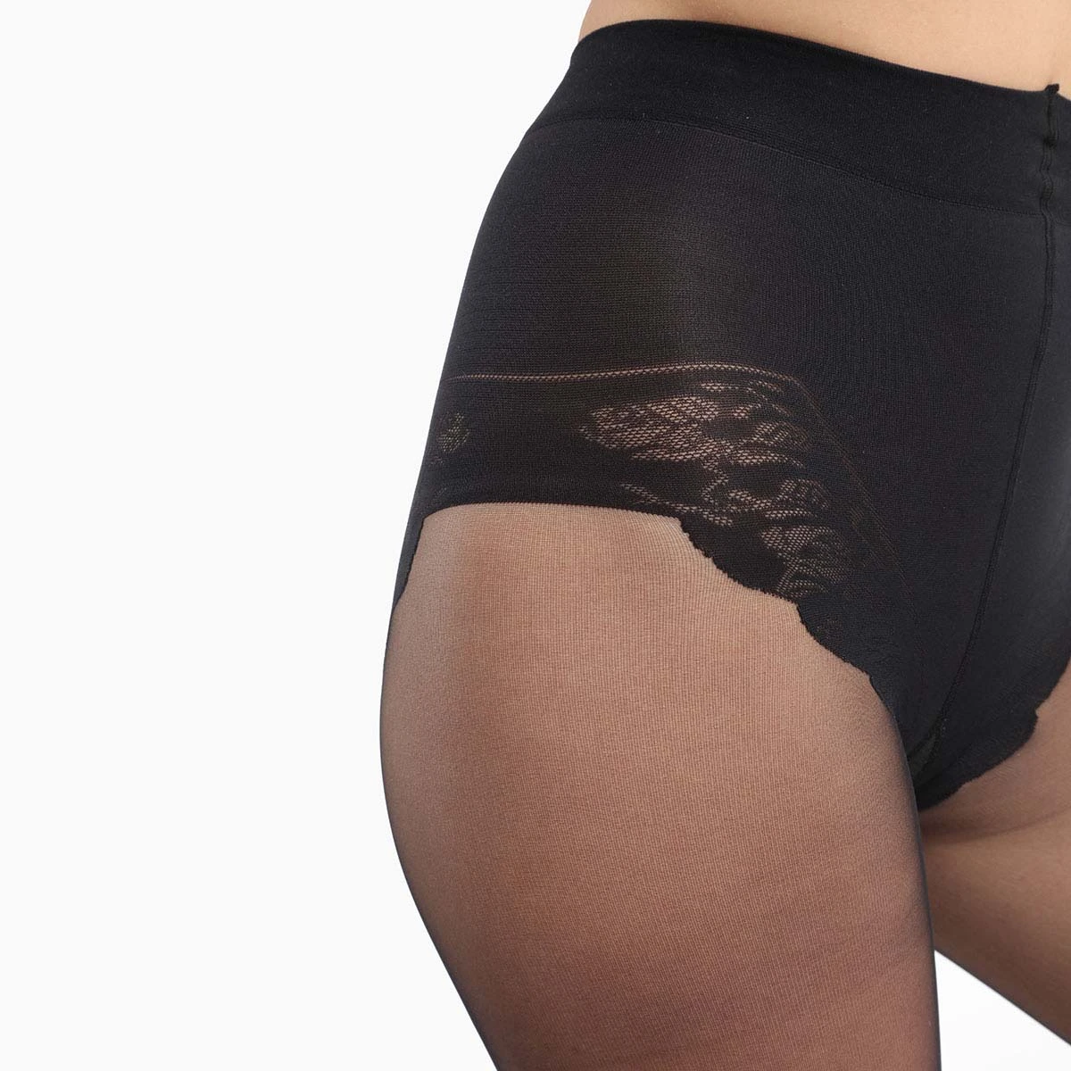 Collant DIM SIGNATURE Noir Ventre Plat 20D 4 Collant DIM SIGNATURE Noir Ventre Plat 20D – Image 4