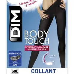 Collant Ultra Opaque Noir 60D Body Touch -Soutien Gorge Soldes Magasin D03SBM1 0HZ 06