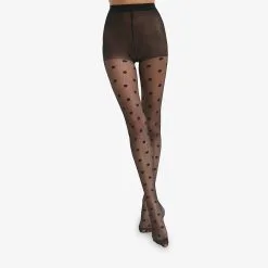 Collant Femme En Voilage Noir 19D à Gros Pois Dim Style 11 Collant Femme En Voilage Noir 19D à Gros Pois Dim Style -Soutien Gorge Soldes Magasin D086XM1 0HZ 01