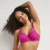 Soutien-gorge Emboîtant Dentelle Et Tulle Fuschia Generous Essentiel