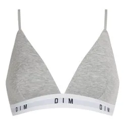 Soutien-Gorge Triangle Gris Chiné Sans Armatures Femme DIM Originals -Soutien Gorge Soldes Magasin D08T9C1 2NZ 05