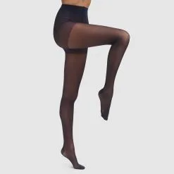 Collant Transparent Bleu Marine Perfect Contention De Dim 25D
