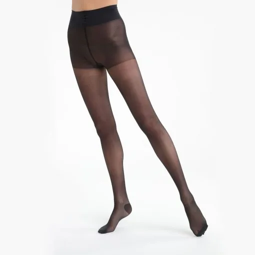 Collant Noir Transparent Pour Femme DIM Perfect Contention 25D -Soutien Gorge Soldes Magasin D08W9E1 0HZ 01