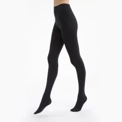 Collant Ultra-Opaque Noir Pour Femme Perfect Contention 80D