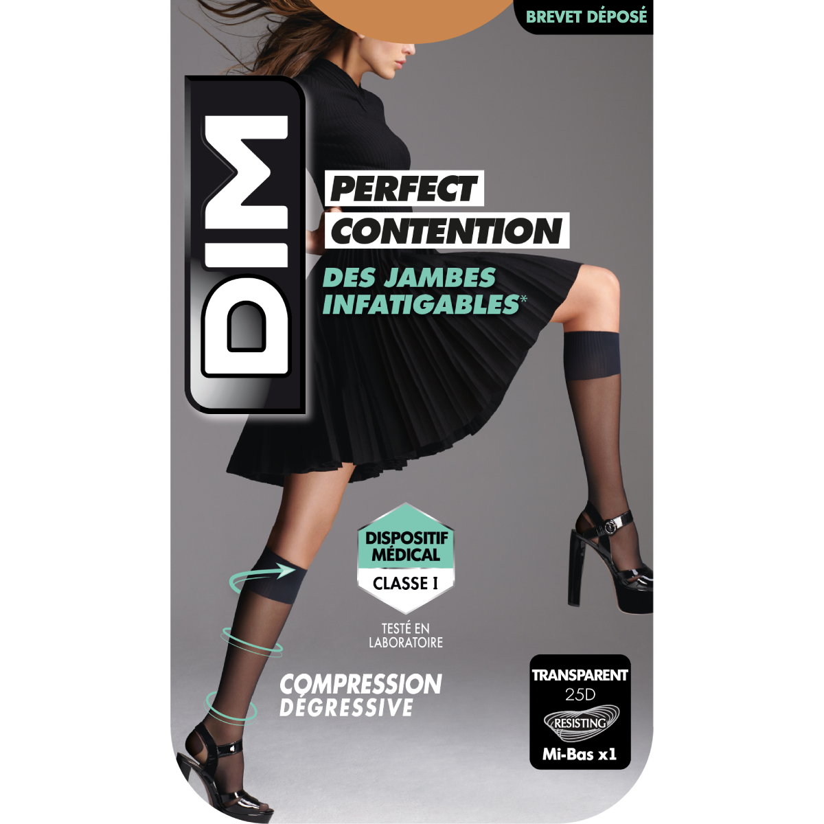 Mi-bas Transparents Gazelle De Contention Femme Perfect Contention 3 Mi-bas Transparents Gazelle De Contention Femme Perfect Contention – Image 3