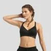Brassière Ampliforme Microfibre à Impact Modéré + Noir Dim Sport