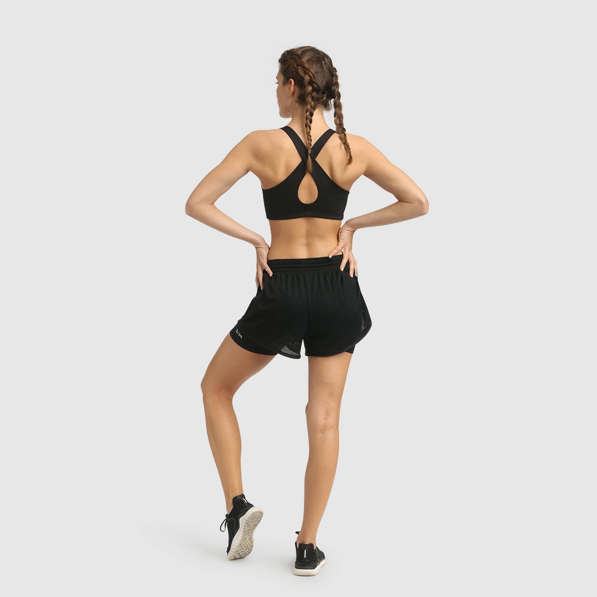 Brassière Ampliforme Microfibre à Impact Modéré + Noir Dim Sport 5 Brassière Ampliforme Microfibre à Impact Modéré + Noir Dim Sport – Image 5