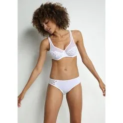 Soutien-gorge Emboitant Avec Armatures Blanc Generous Broderie -Soutien Gorge Soldes Magasin D0ASDC1 0HY 03