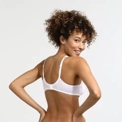 Soutien-gorge Emboîtant Avec Armatures Blanc Generous Coton Bio Dim -Soutien Gorge Soldes Magasin D0ASFC1 0HY 02