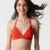 Maillot De Bain Soutien-gorge Sans Armatures En Fil De Nylon Recyclé, Orange