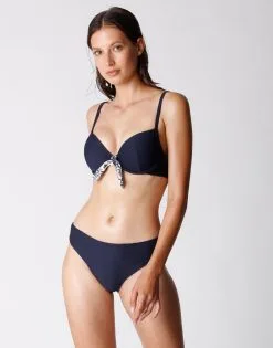Bas De Maillot De Bain Brésilien Bleu Outremer Pour Femme -Soutien Gorge Soldes Magasin D0AYJPA AER 03