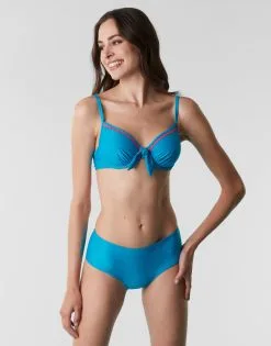 Maillot De Bain Soutien-gorge Avec Armatures En Microfibre, Bleu Océan -Soutien Gorge Soldes Magasin D0AYXPA AO3 03