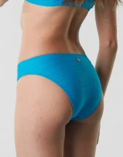 Maillot De Bain Slip Midi En Microfibre, Bleu Océan -Soutien Gorge Soldes Magasin D0AZ1PA AO3 02