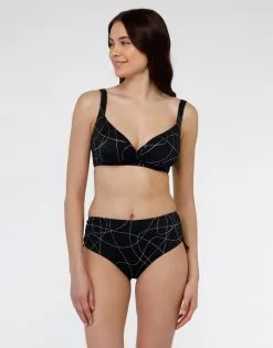 Maillot De Bain Soutien-gorge Sans Armatures En Microfibre Noir -Soutien Gorge Soldes Magasin D0AZJPA 9XL 03