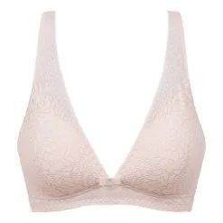 Soutien-gorge Foulard En Dentelle Florale Recyclée Rose Sublim -Soutien Gorge Soldes Magasin D0CDMC1 9SV 05