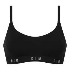 Brassière Femme En Coton Modal Sans Armatures Noir DIM Originals -Soutien Gorge Soldes Magasin D0CIHC1 0HZ 05
