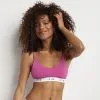 Brassière Femme En Coton Modal Sans Armatures Rose Vif DIM Originals