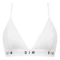 Soutien-gorge Triangle Sans Armatures Coton Modal Blanc DIM Originals -Soutien Gorge Soldes Magasin D0CIKC1 0HY 05