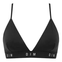 Soutien-gorge Triangle Sans Armatures En Coton Modal Noir DIM Originals -Soutien Gorge Soldes Magasin D0CIKC1 0HZ 05