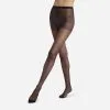 D Collant Femme Transparent Voile En Lycra Renforcé Noir Ultra Resist