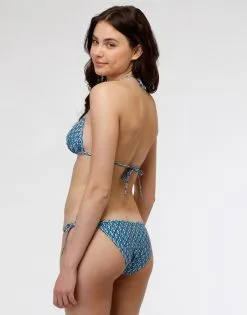 Haut De Bikini Triangle En Microfibre, Imprimé Géométrique -Soutien Gorge Soldes Magasin D0COKPA ASK 04