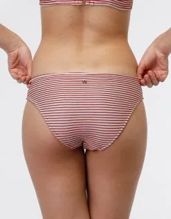 Bas De Maillot De Bain Midi, Rayures Rouges -Soutien Gorge Soldes Magasin D0CP8PA ASO 02