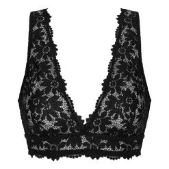Bralette Foulard Sans Armatures En Dentelle Florale Noir Daily Glam -Soutien Gorge Soldes Magasin D0CUAC1 0HZ 05