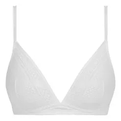 Soutien-gorge Triangle Avec Armatures En Dentelle Blanc Chic Summer -Soutien Gorge Soldes Magasin D0CZLC1 0HY 05