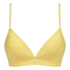 Soutien-gorge Triangle Avec Armatures En Dentelle Jaune Chic Summer -Soutien Gorge Soldes Magasin D0CZLC1 ARA 05