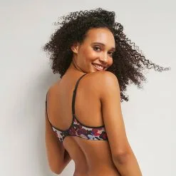 D Soutien-gorge Emboitant Armatures En Tulle Floral Flower Transparency -Soutien Gorge Soldes Magasin D0CZPC1 AR9 02