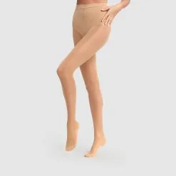 Collant Peau Dorée Diam's Ventre Plat 25D -Soutien Gorge Soldes Magasin D1176E1 0SW 01 1