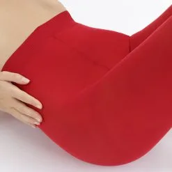 Collant Opaque Velouté Rouge Intense 50D Style -Soutien Gorge Soldes Magasin D1312M1 7SR 02