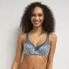 Soutien-gorge Emboitant à Armatures Imprimé Zèbre Bleu Generous Dim