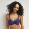 Soutien-gorge Emboitant à Armatures Violet Aubergine Generous Dim