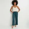 Bas De Pyjama Femme | Arome Pantalon Palazzo Viscose Vert | RougeGorge