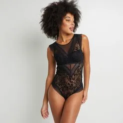 Body Femme | Terra Body Ampliforme Corbeille Noir | RougeGorge