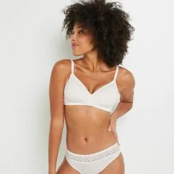 Concept Confort Femme | Alba Soutien-Gorge Sans Armatures Ecru | RougeGorge