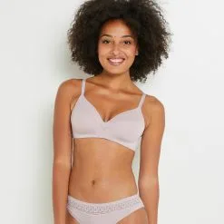 Concept Confort Femme | Alba Soutien-Gorge Sans Armatures Rose | RougeGorge