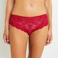 Dentelle Iconique Femme | Dentelle Shorty Dentelle Rouge | RougeGorge