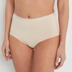 Lingerie Plus Responsable Femme | Invisible Culotte Taille Haute Microfibr Naturel | RougeGorge