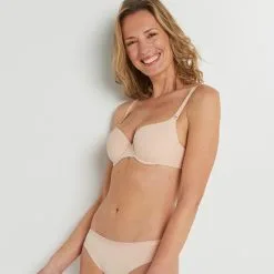 Lingerie Plus Responsable Femme | Invisible Soutien-Gorge Ampli Emboitant Naturel | RougeGorge