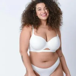 Poitrine Généreuse (Bonnets E, F & G) Femme | Ode Bemyone Viscose Ivoire Ivoire | RougeGorge