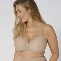 Poitrine Généreuse (Bonnets E, F & G) Femme | Triumph Infinite Sensation Minimiser Peau | RougeGorge