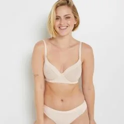 Poitrine Généreuse Jusqu Femme | Alma Soutien-Gorge Ampliforme Dentelle Poudre | RougeGorge