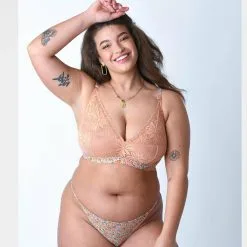 Poitrine Généreuse Jusqu Femme | Carly Soutien-Gorge Sans Coques Melon | RougeGorge