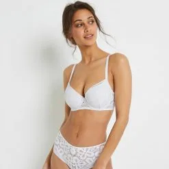Poitrine Généreuse Jusqu Femme | Valence Soutien-Gorge Ampli Emboitant Blanc | RougeGorge