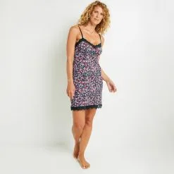 Premiers Prix & Syara Femme | Syara Nuisette Micro Noir/Rose | RougeGorge