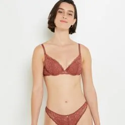 Soutien-Gorge Ampliforme & Foulard Femme | Adriana Soutien-Gorge Ampliforme Rose | RougeGorge
