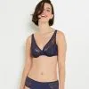 Soutien-Gorge Ampliforme & Foulard Femme | Angele Soutien-Gorge Foulard Marine | RougeGorge